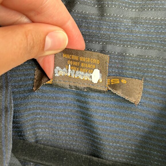 Syllables System Men's Blue and Black Formal Top and Pant Outfit Size XXL/40 - Picture 6 of 14